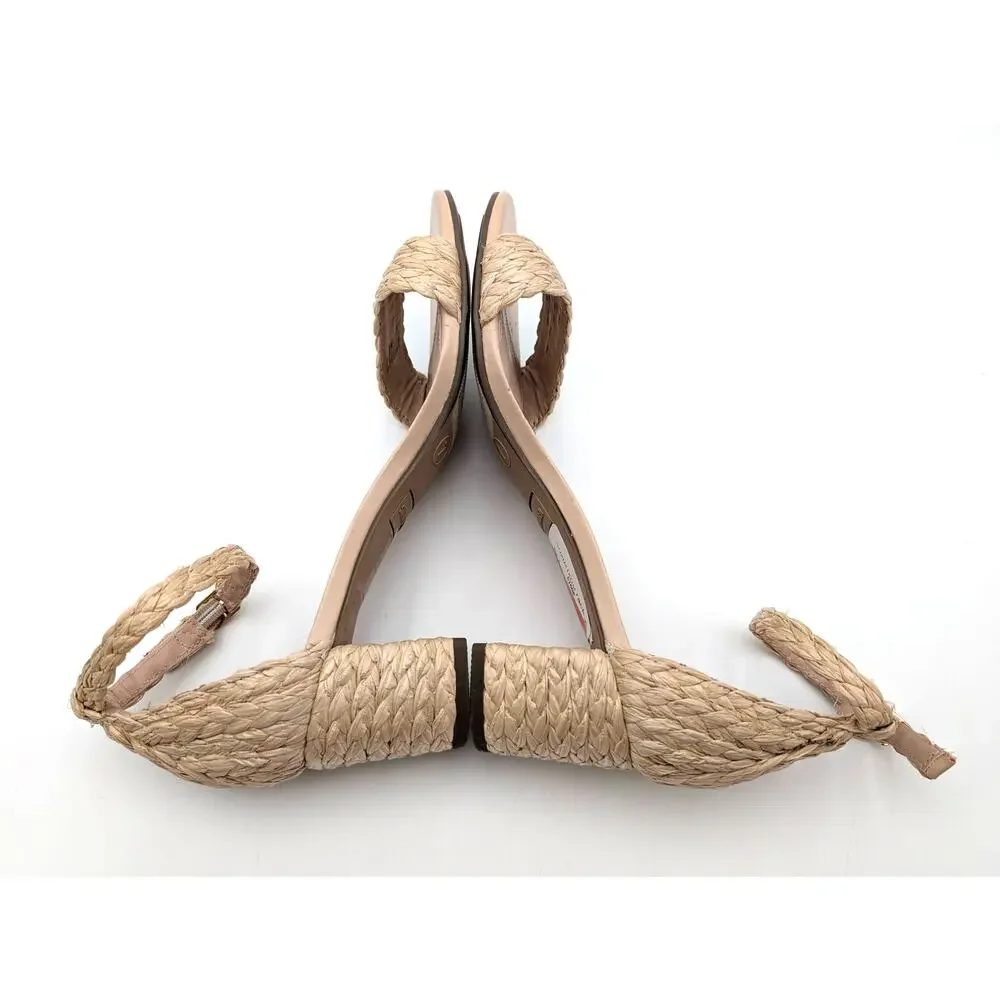 Steve Madden Carrson Ankle Strap Sandals Girls' Natural Size US7M
